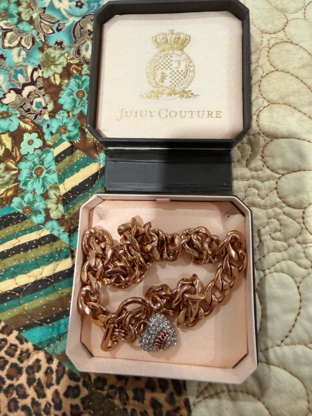 Vintage Juicy choker necklace in rose gold